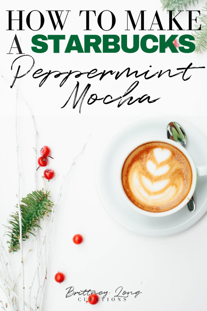 How to make a peppermint mocha at home