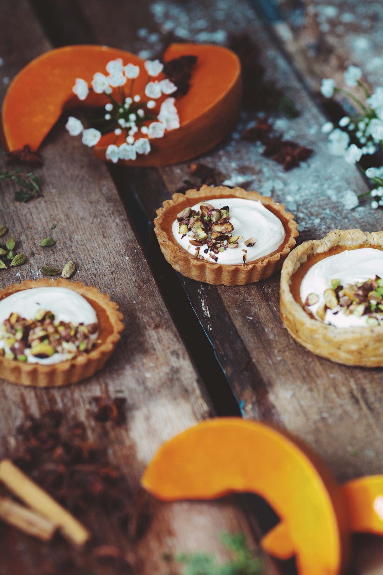 Recipe for easy individual pumpkin pies
